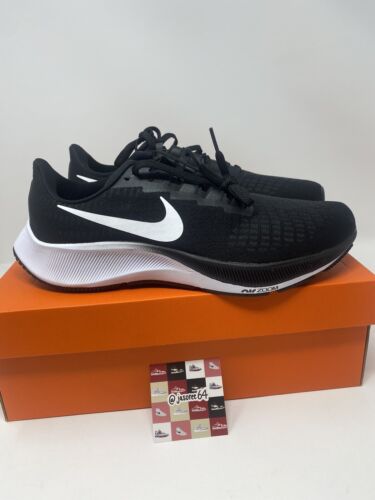 Nike Air Zoom Pegasus 37 Black White Men's Sizes New Running Shoes BQ9646-002