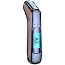 Breathalyzer Alcohol Tester for Car, LCD Display & Fast 10s Detection, 0.000-0.199% BAC Range with Rechargeable Battery, Portable Sensor Tool