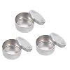 3pcs Aluminum Weighing Jars Soil Collection Jar Sample Weighing Scale Tray Lab Equipment