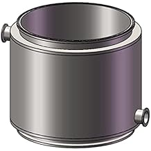 HFSR Jacketed Sanitary Spool Tri Clamp 12 x 24, w 2 1.5 TC Port Stainless Steel 304