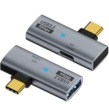 USBC to OTG 10Gbps 100W Compatible with Honor Magic 4 Pro Plus 5G Allows Full USB 3.2 Storage, Accessory, Keyboard, Mouse, Gamepad, +More and Fast Charging at The Same Time