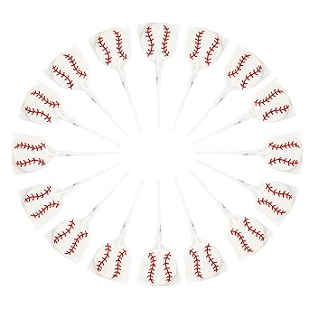Baseball Lollipops Suckers Sports Pops for Birthday, Sports Event or Baseball Party Favor, Individually Wrapped 12 Pack